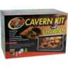 Zoo Med Cavern Kit Excavator Clay Burrowing Reptile Hideout