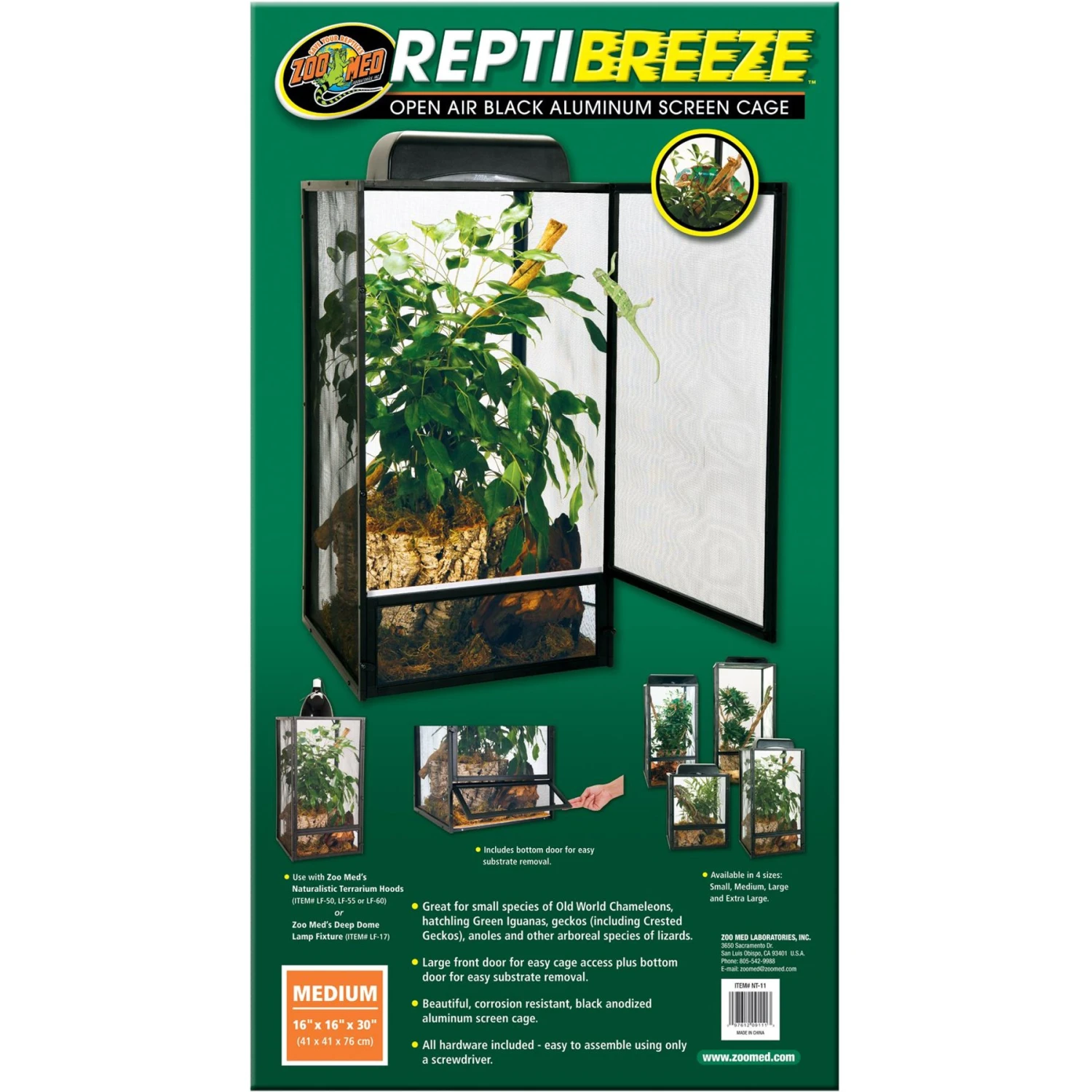 Zoo Med ReptiBreeze Reptile Cage