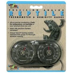 Zoo Med Precision Analog Thermometer & Humidity Gauge