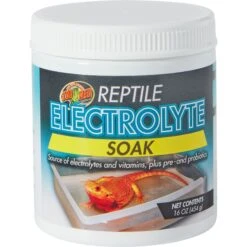 Zoo Med Electrolyte Soak Reptile Supplement, 16-oz Bottle