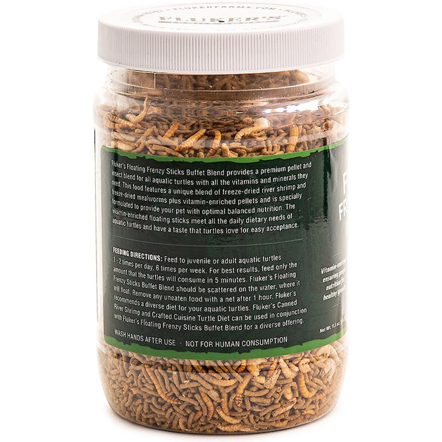 Fluker's Floating Frenzy Sticks Buffet Blend Aquatic Turtle Food, 11.5-oz - Image 3