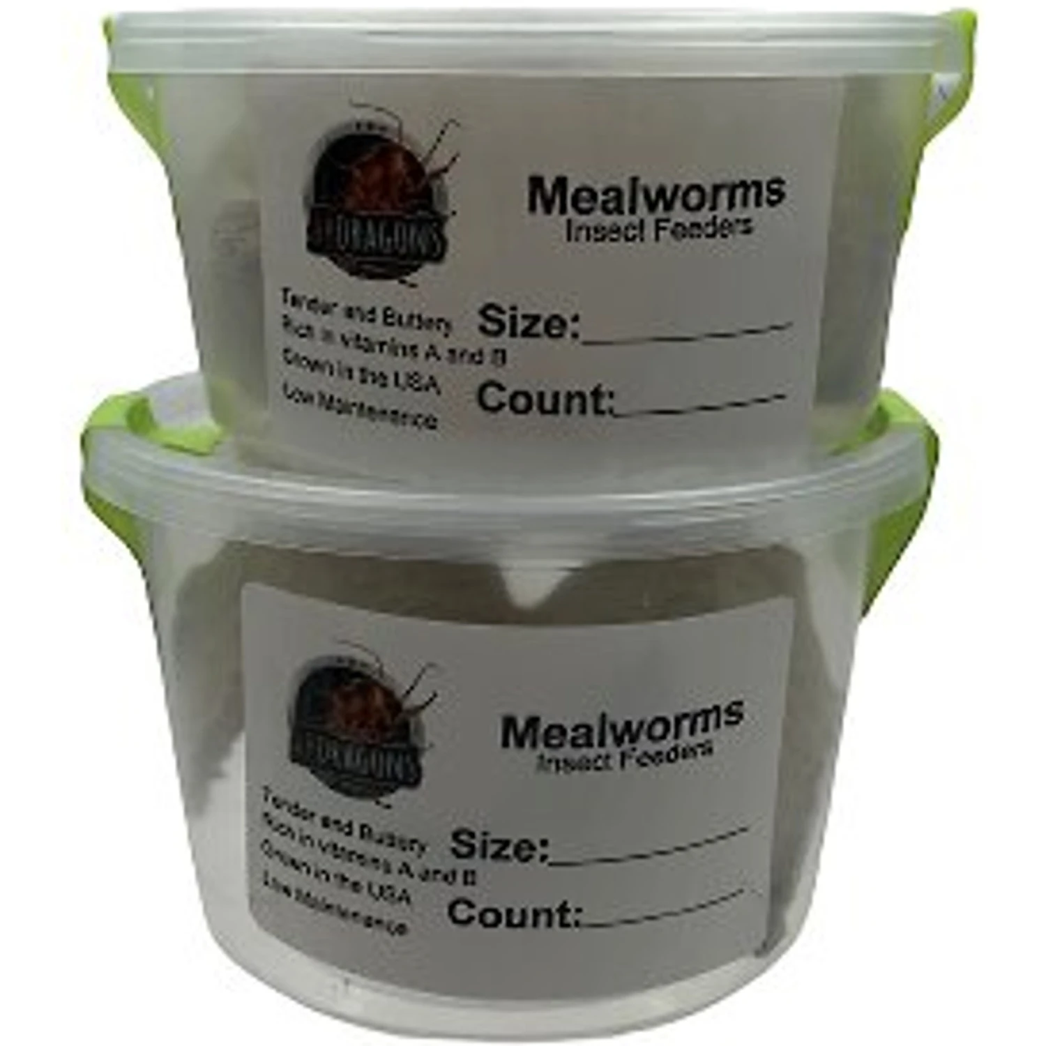 ABDragons Live Mealworms Reptile, Bird, Fish & Small Pet Food - Image 2