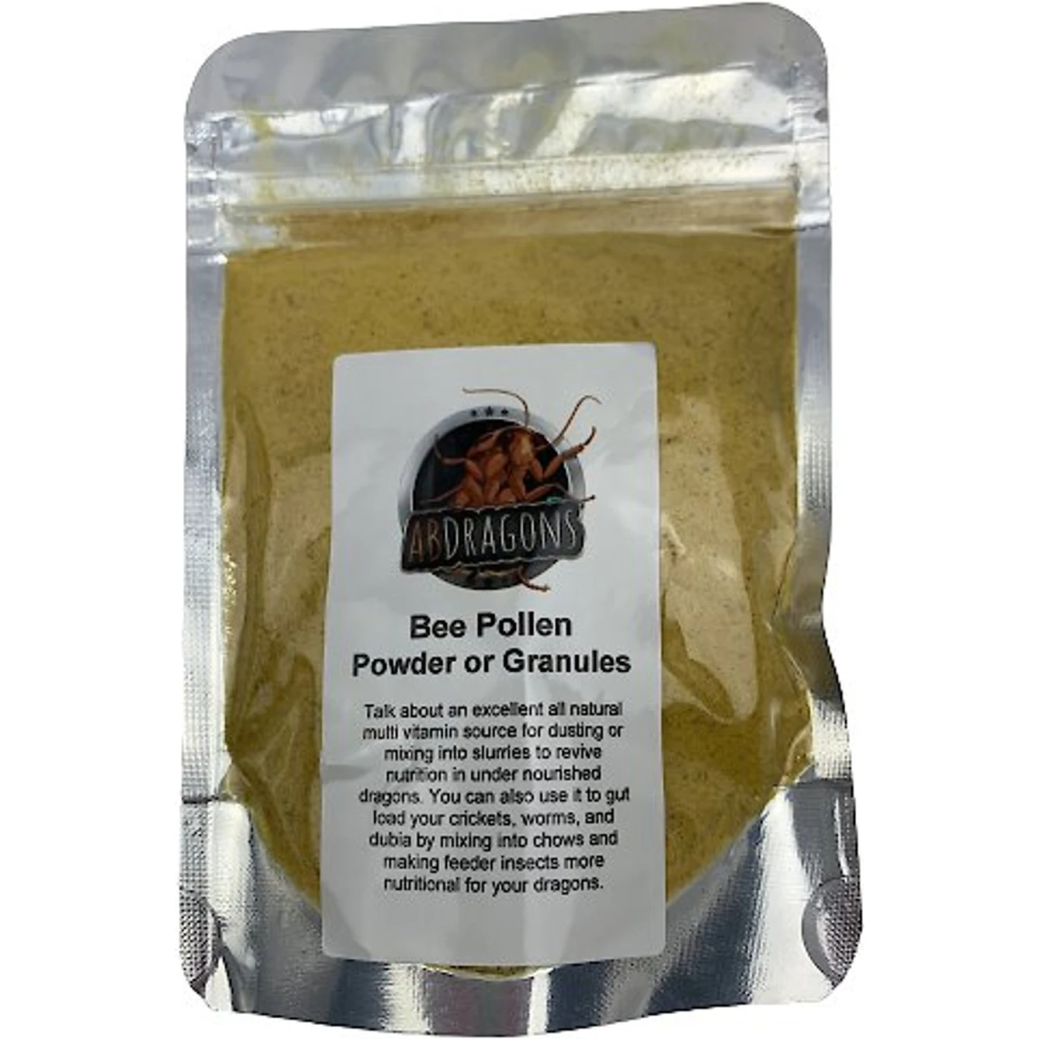 ABDragons Bee Pollen Powder Reptile & Insect Food