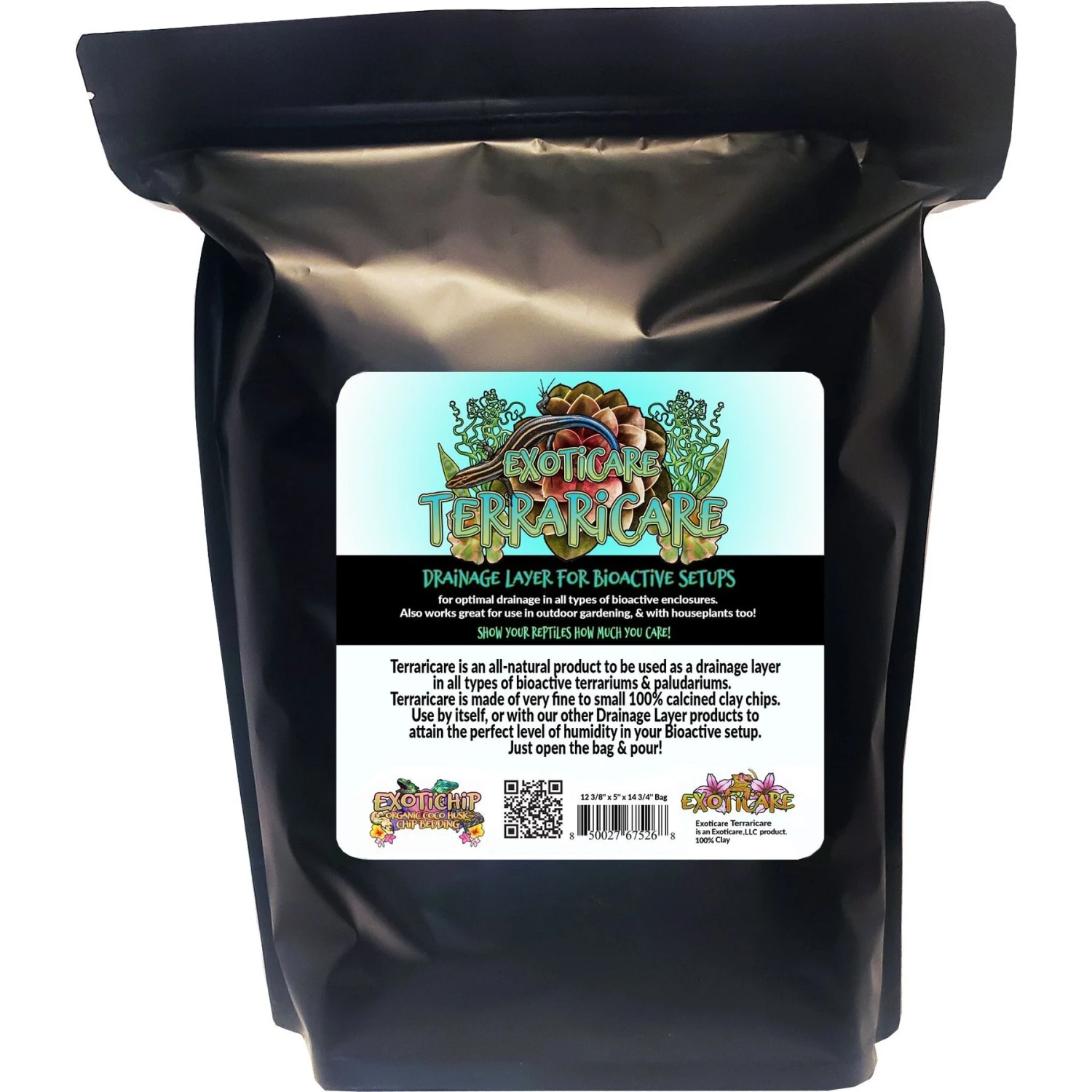 Exoticare Terraricare Drainage Layer Reptile Bedding, 6-lb Bag