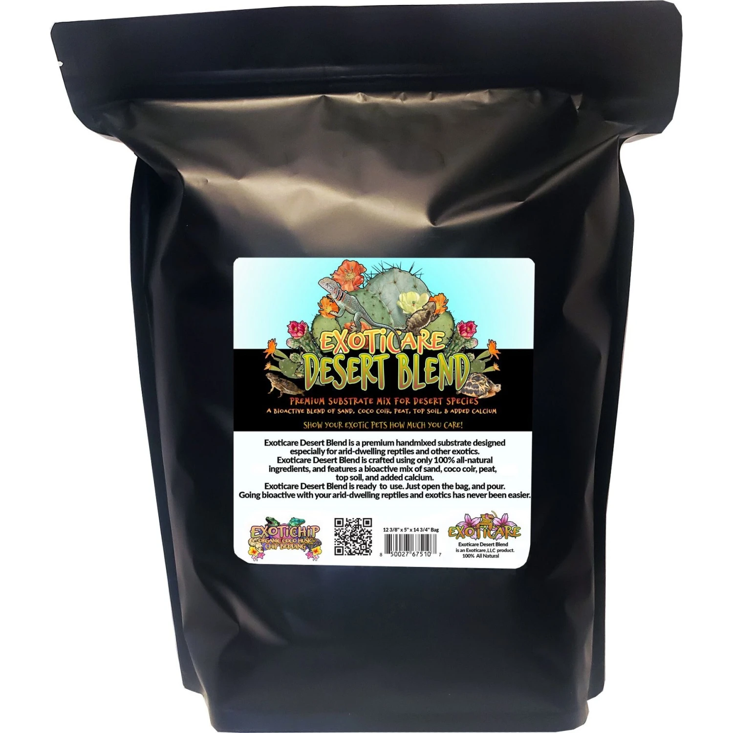 Exoticare Desert Blend Reptile Substrate, 12-lb Bag