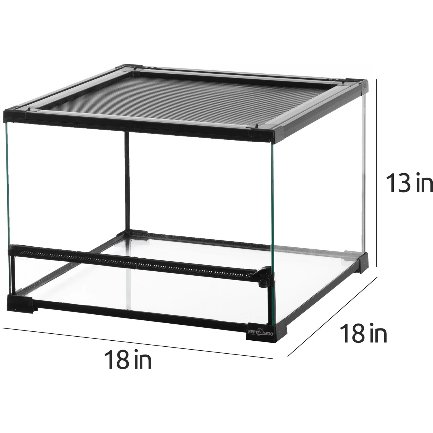 REPTI ZOO Ventilated Reptile Glass Terrarium - Image 2