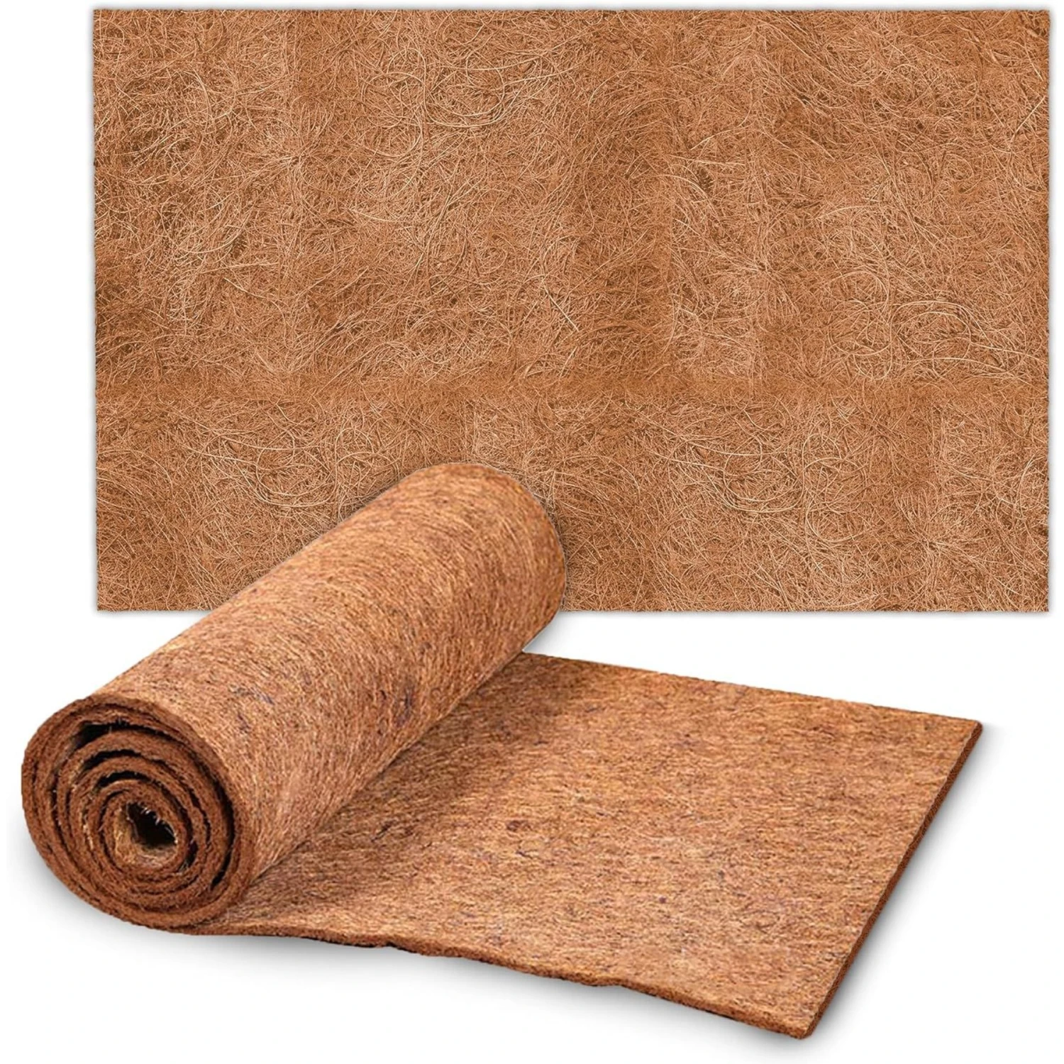SunGrow Reptile Carpet Mat For Gecko & Hermit Crab, Coconut Fiber Substrate Bedding Terrarium Liner