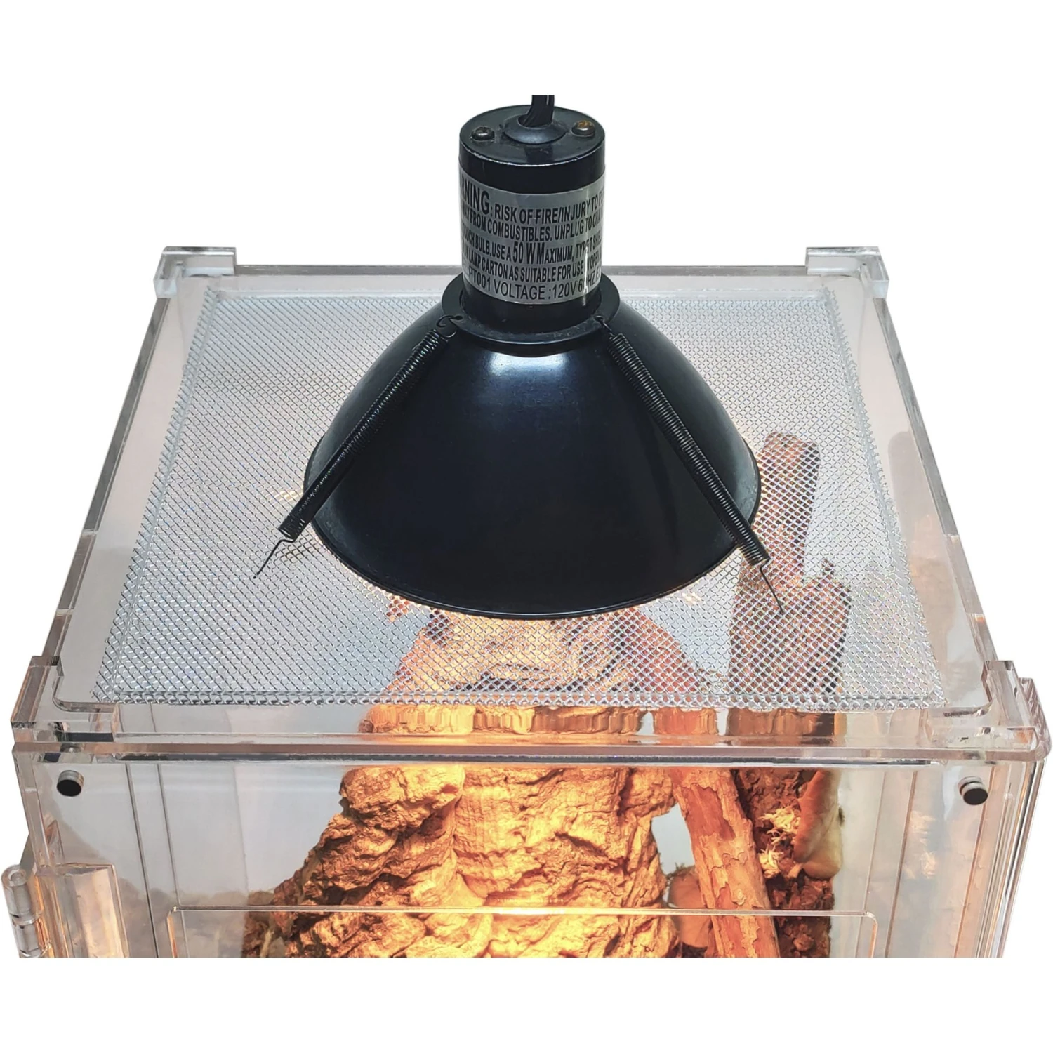 HerpCult Acrylic Front-Opening Reptile Enclosure, 3.3-gal - Image 3