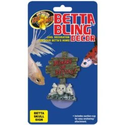 Zoo Med Betta Bling Skull Sign