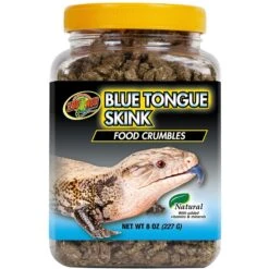 Zoo Med Blue Tongue Skink Food Crumbles, 8-oz Pouch