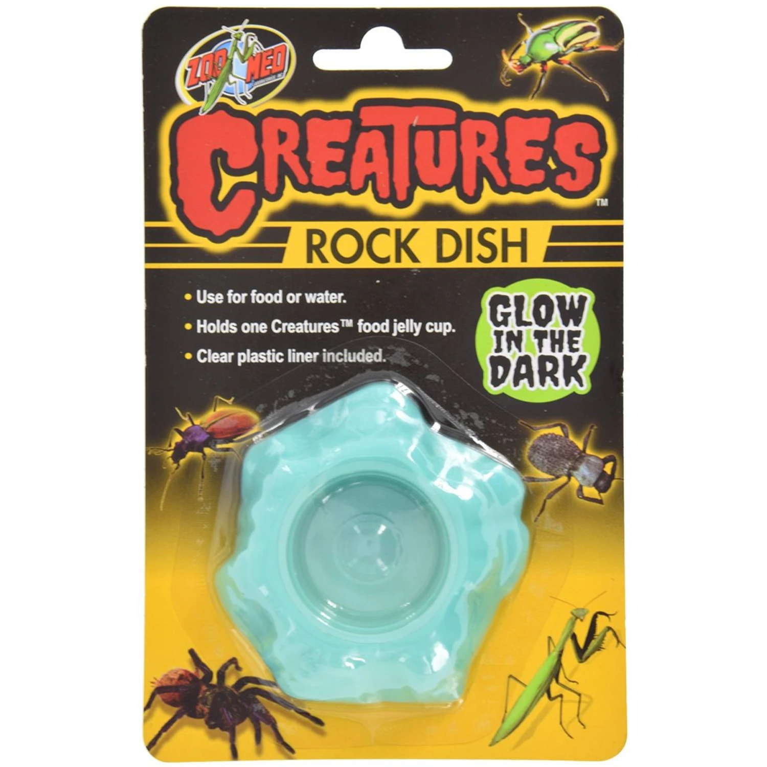 Zoo Med Creatures Rock Dish Reptile Feeder