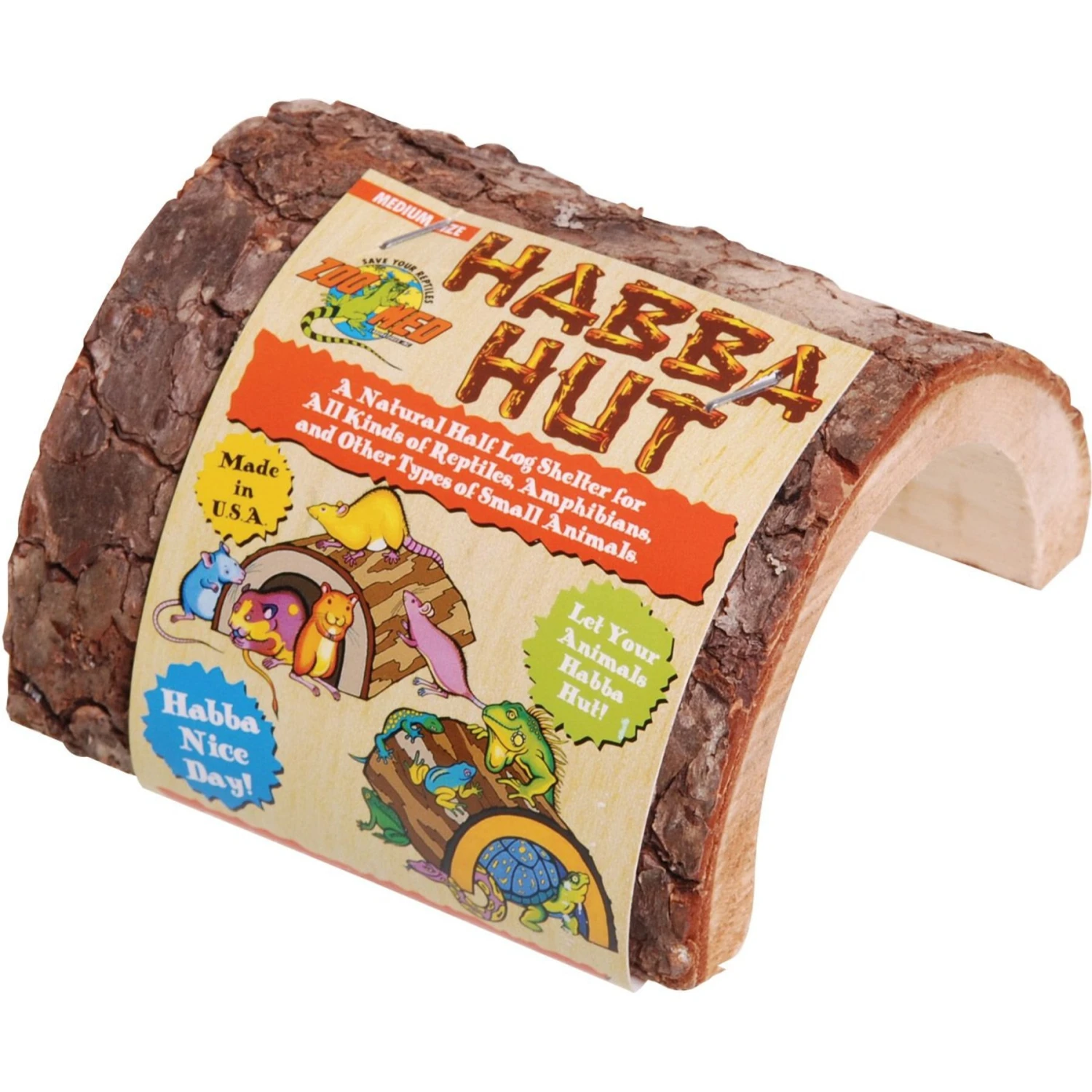 Zoo Med Habba Hut Reptile Hideout