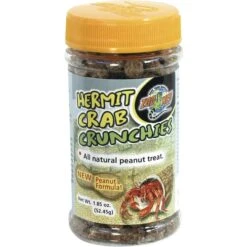 Zoo Med Hermit Crab Peanut Crunchies Reptile Food, 1.85-oz Pouch