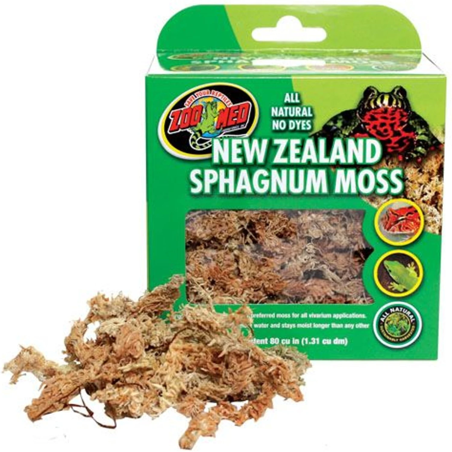 Zoo Med New Zealand Sphagnum Moss Reptile Substrate, 80-in - Image 2