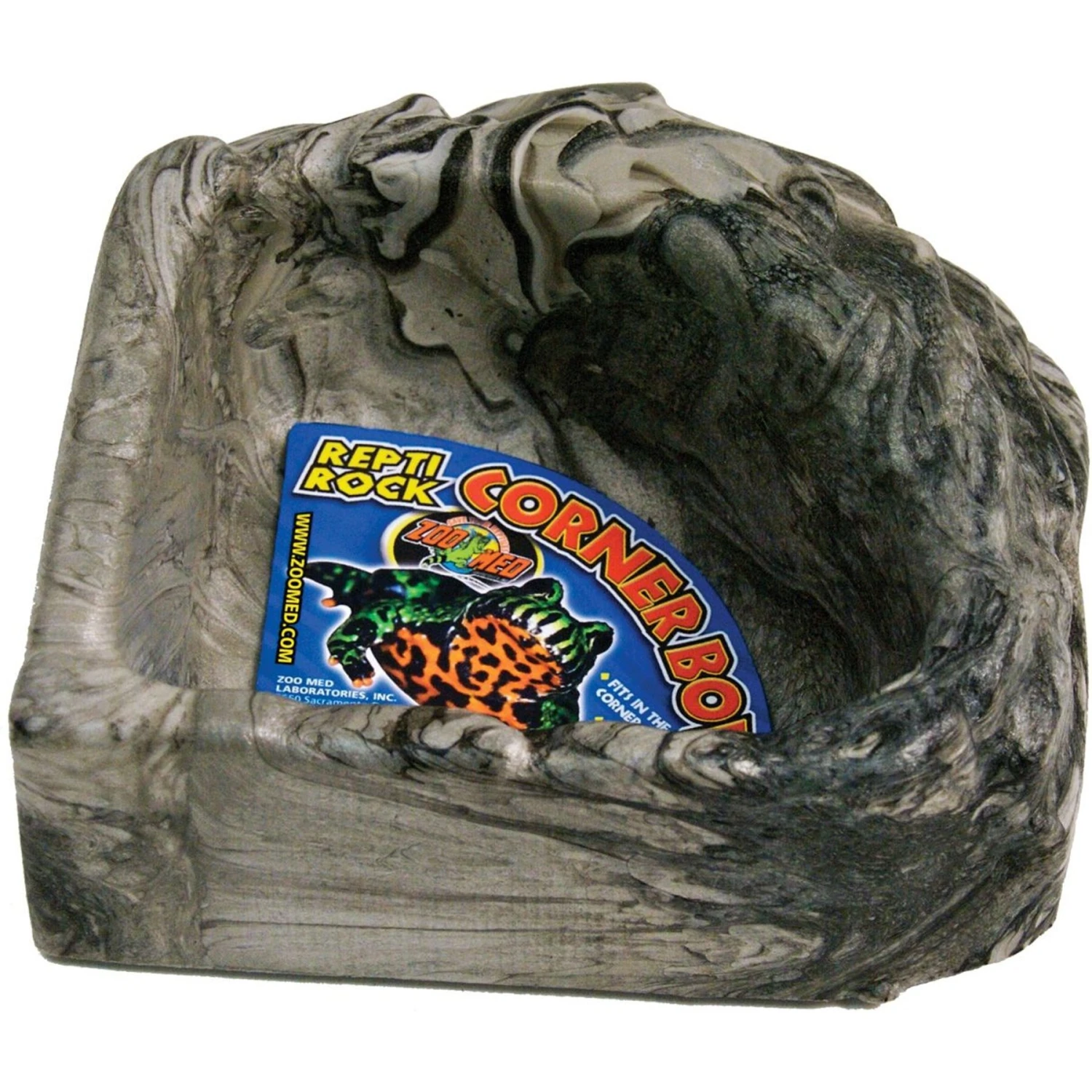 Zoo Med Repti Rock Corner Bowl Reptile Feeder, Small - Image 3