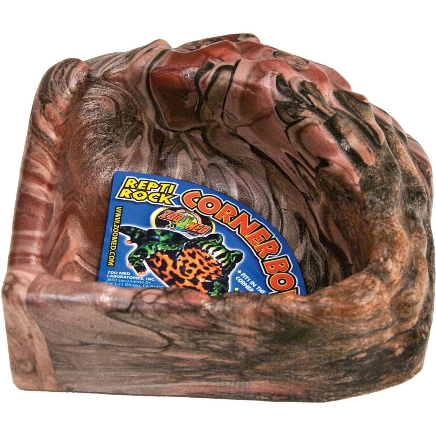 Zoo Med Repti Rock Corner Bowl Reptile Feeder, Small - Image 4