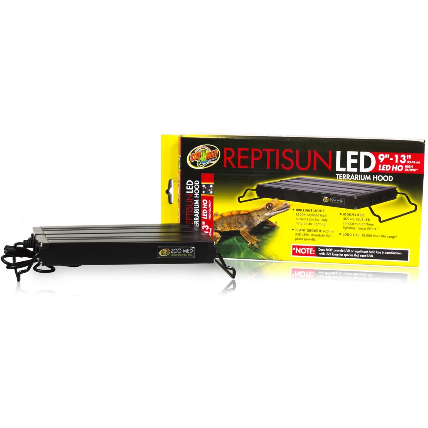Zoo Med ReptiSun LED 9-in To 13-in Terrarium Hood