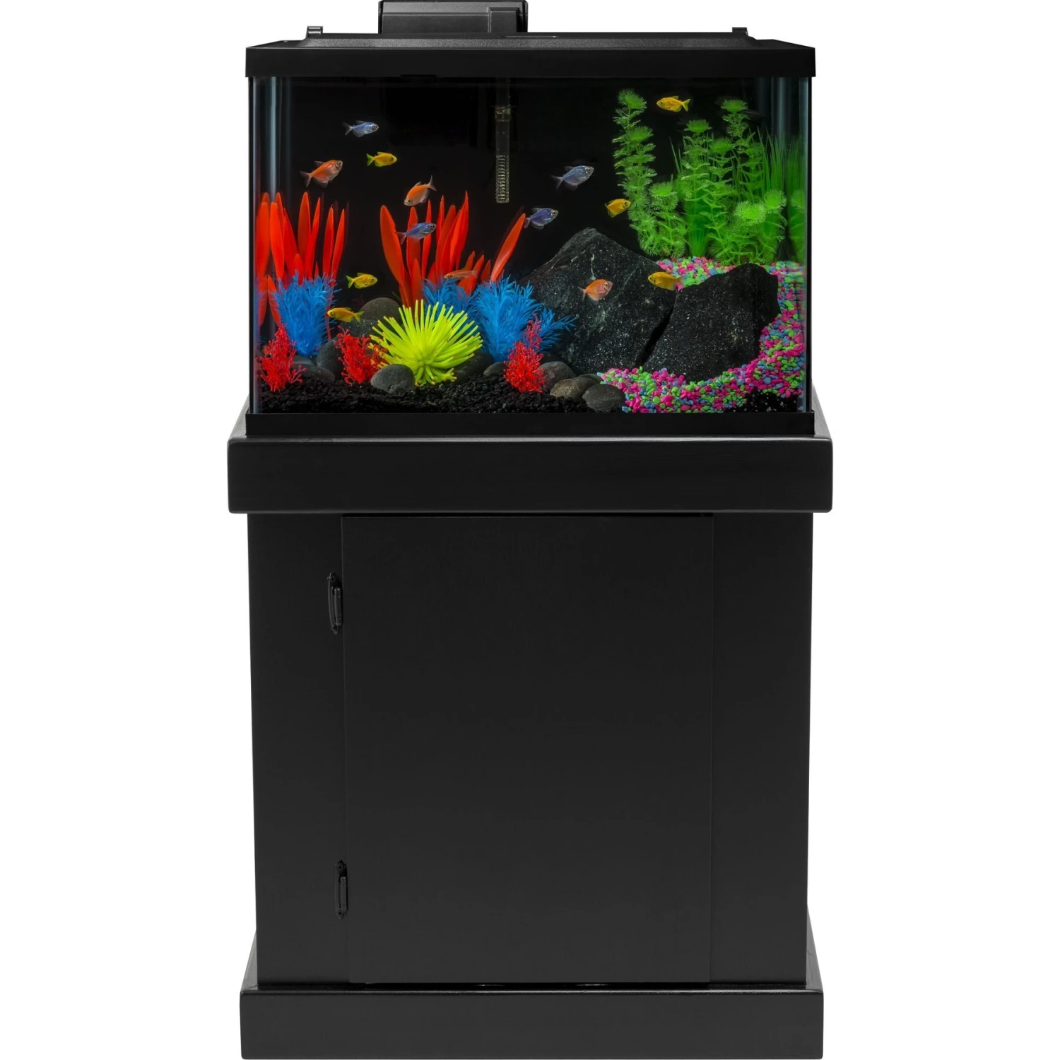 GloFish Decor Heater & Filter Aquarium Kit With LED Lights, 20-gal - Image 5