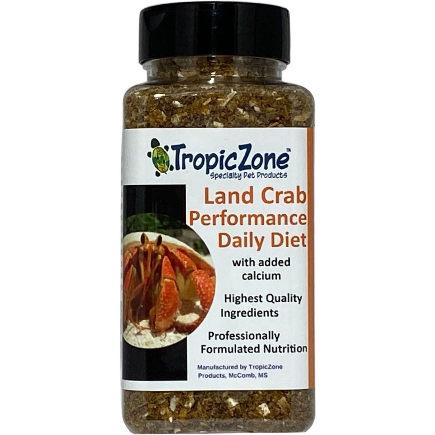 TropicZone Land Crab Performance Daily Diet Reptile Food