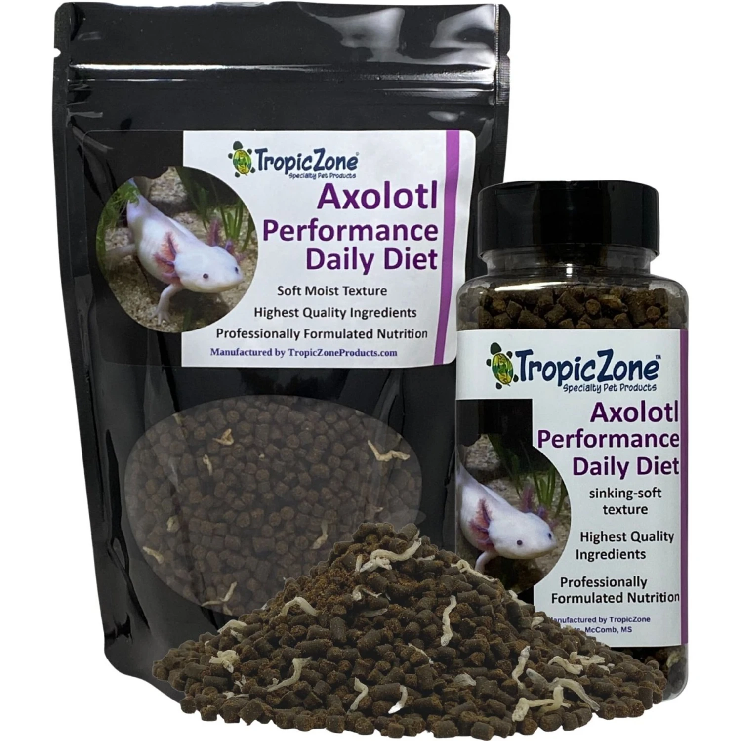 TropicZone Axolotl Performance Daily Diet Amphibian Food - Image 5