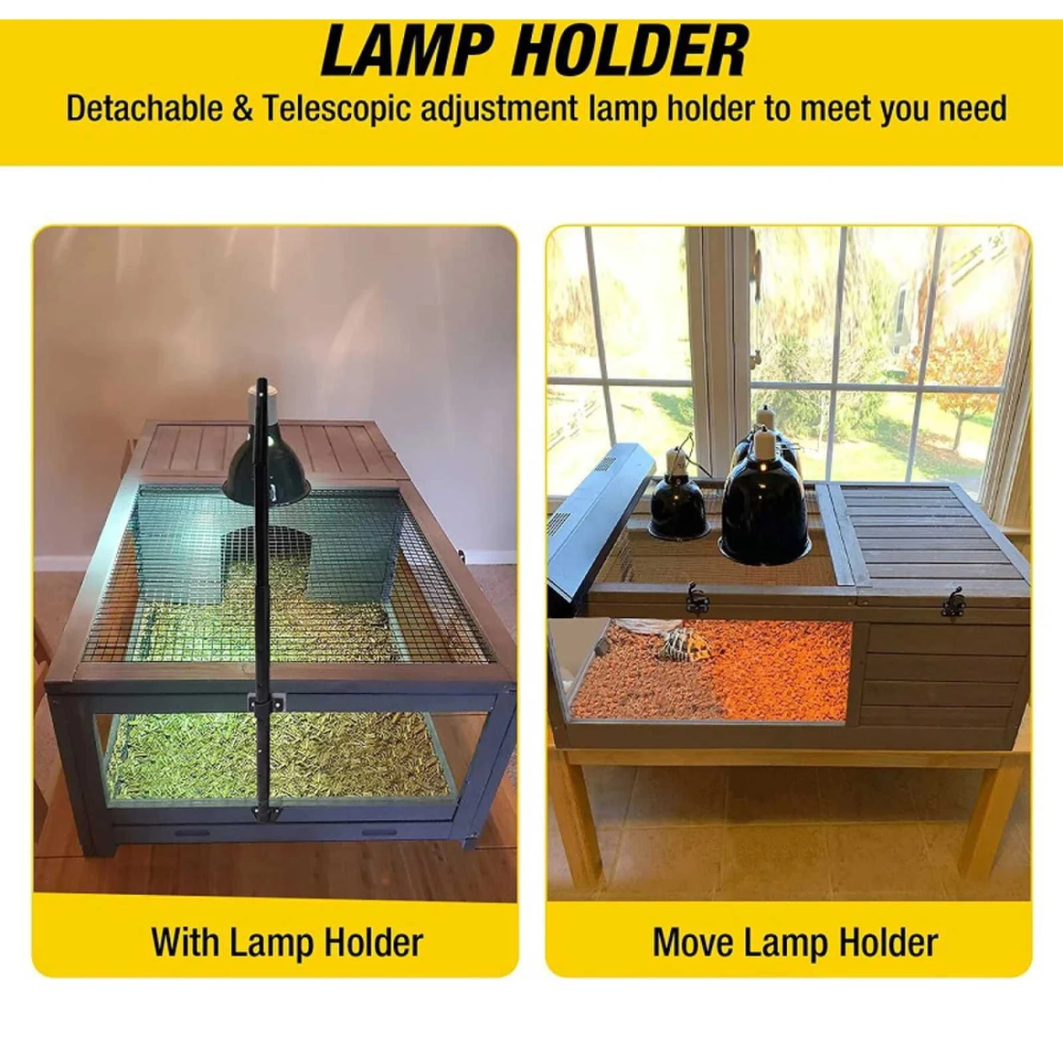 Aivituvin Wooden Tortoise & Reptile Habitat Cage - Image 7