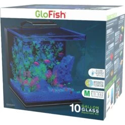 GloFish Glass Aquarium Kit, 10-gal