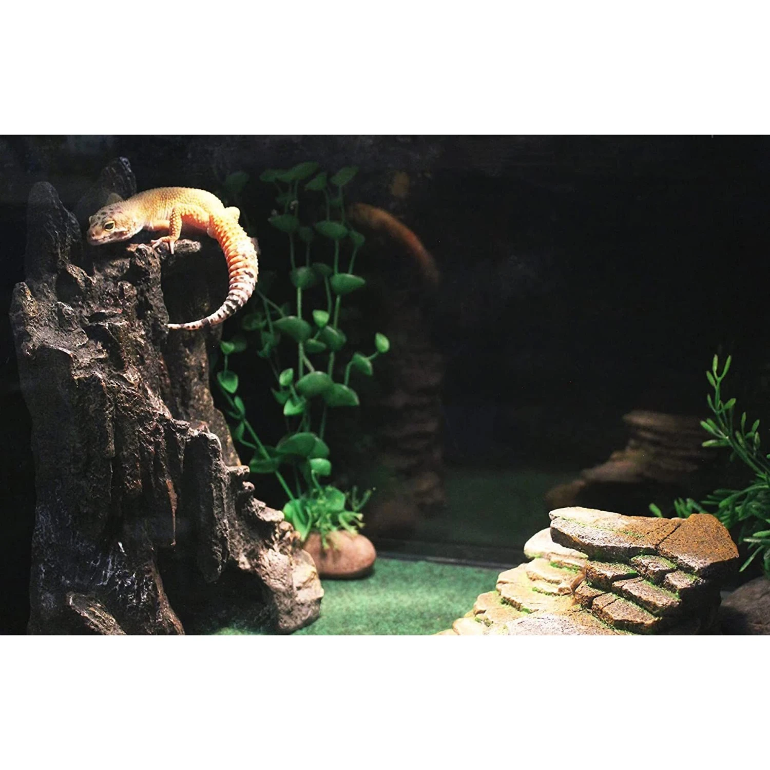 Penn-Plax Reptology Shale Scape Cavernous Cliff Ornament - Image 4