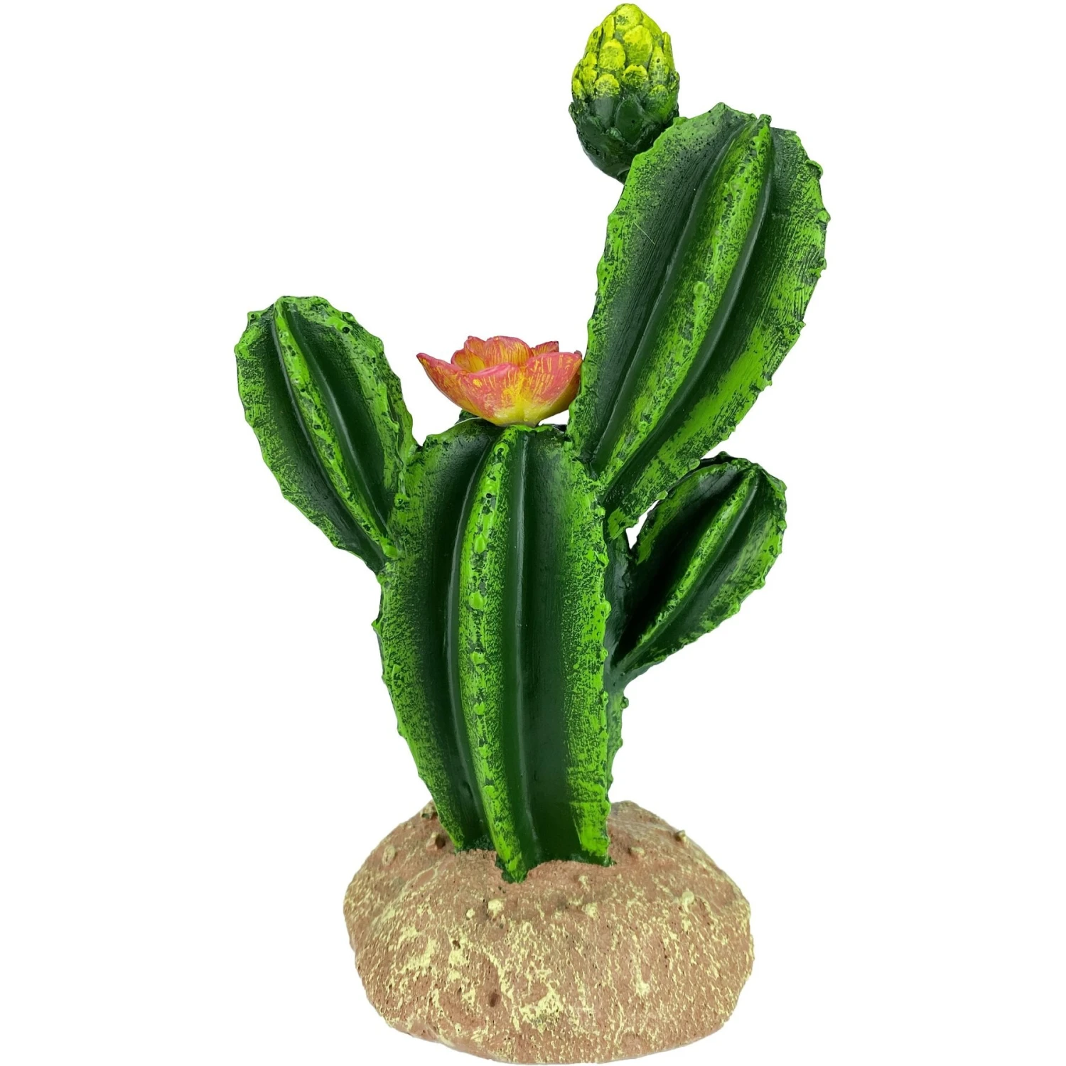 Komodo Cactus Flower Reptile Ornament, Green - Image 2