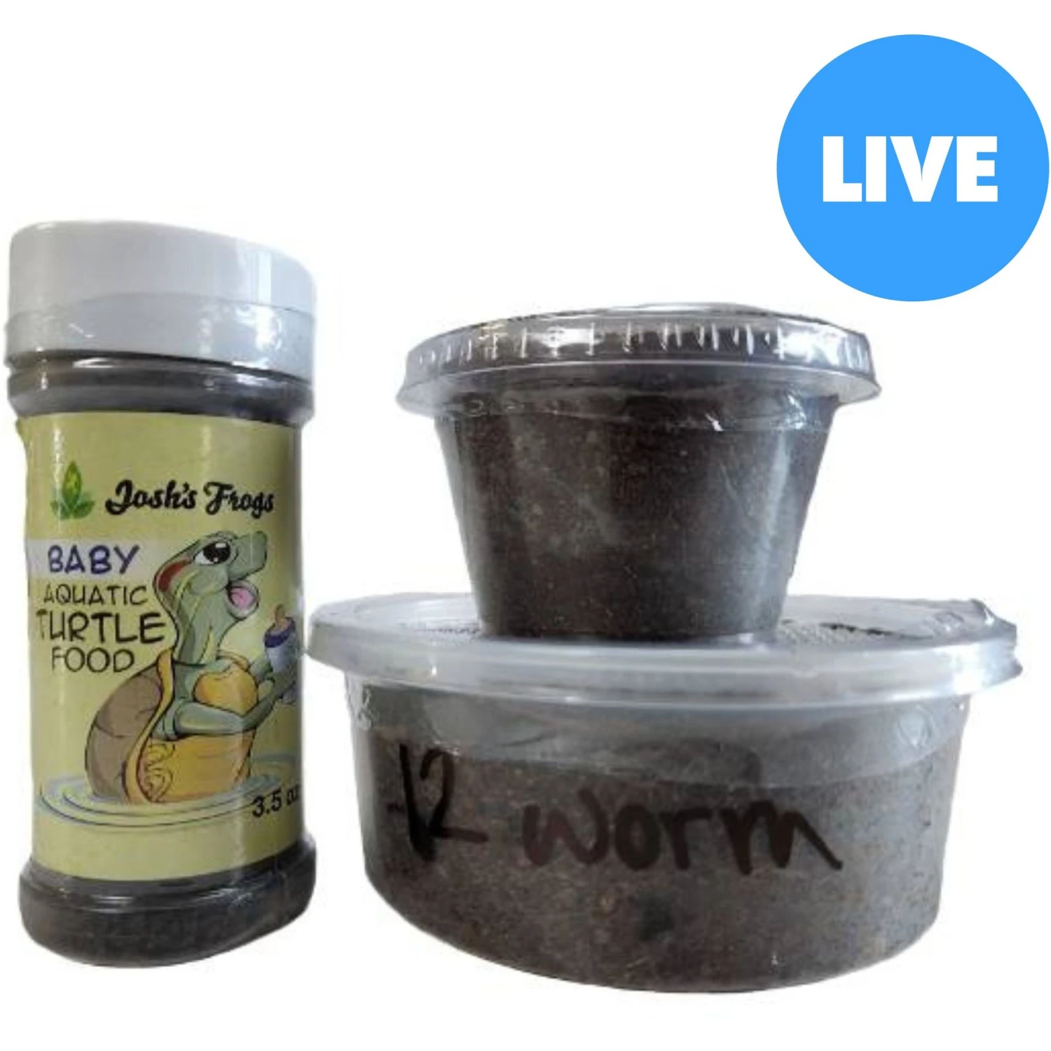 Josh's Frogs Baby/Juvenile Aquatic Turtle Feeder Bundle