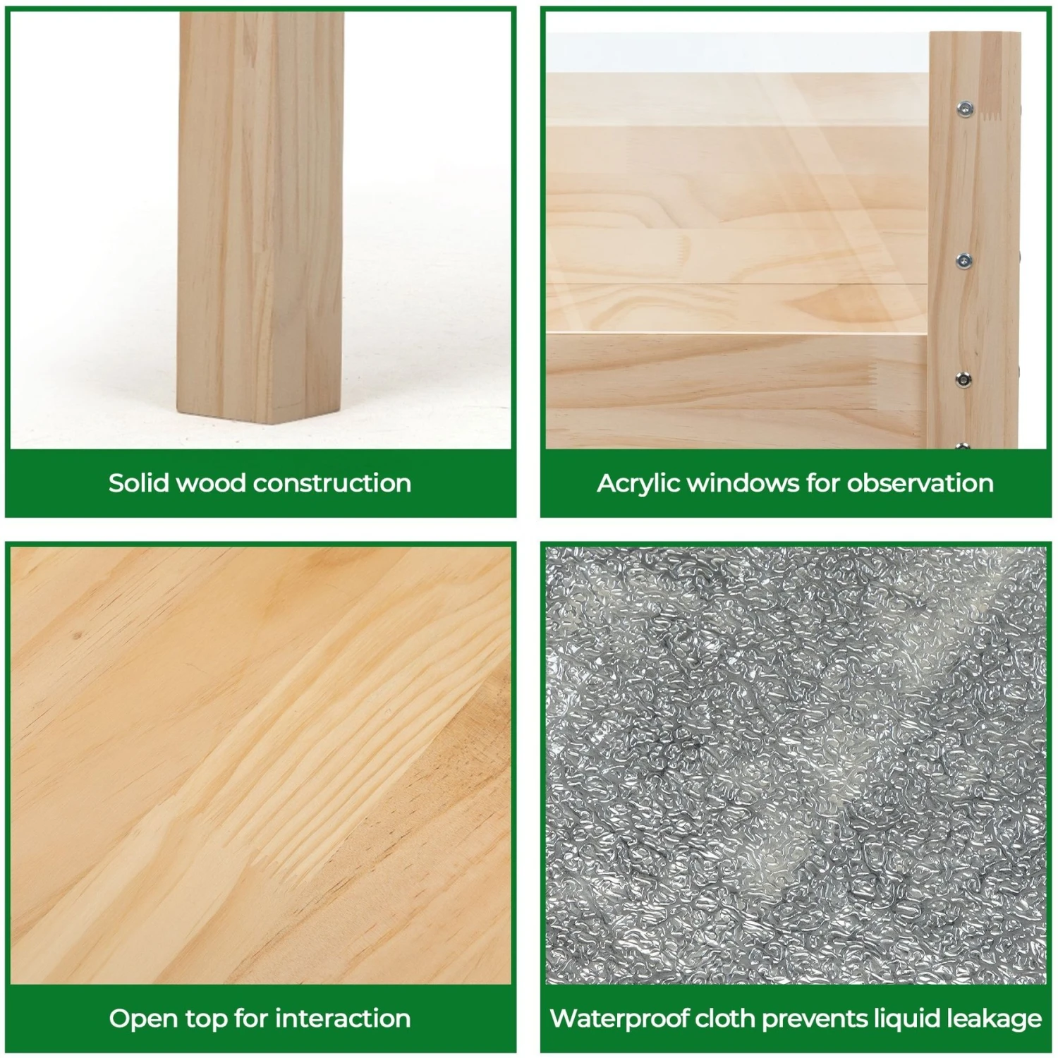 Coziwow Wooden Turtle Tanks Tortoise House - Image 6