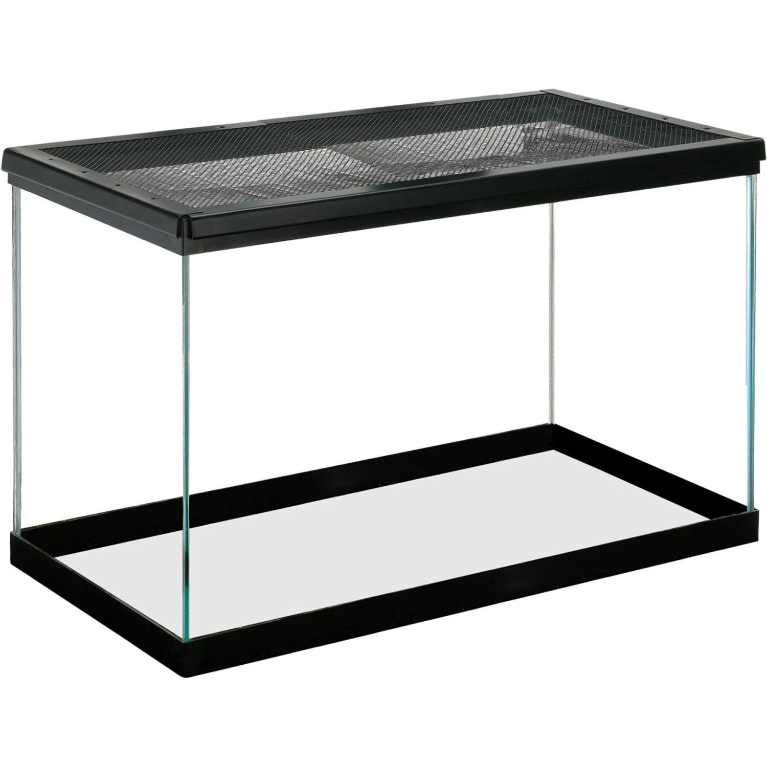 Aqueon Forge Metal Aquarium Stand, Black & Brown & Zilla Desert Reptile Terrarium Starter Kit With Light & Heat - Image 9