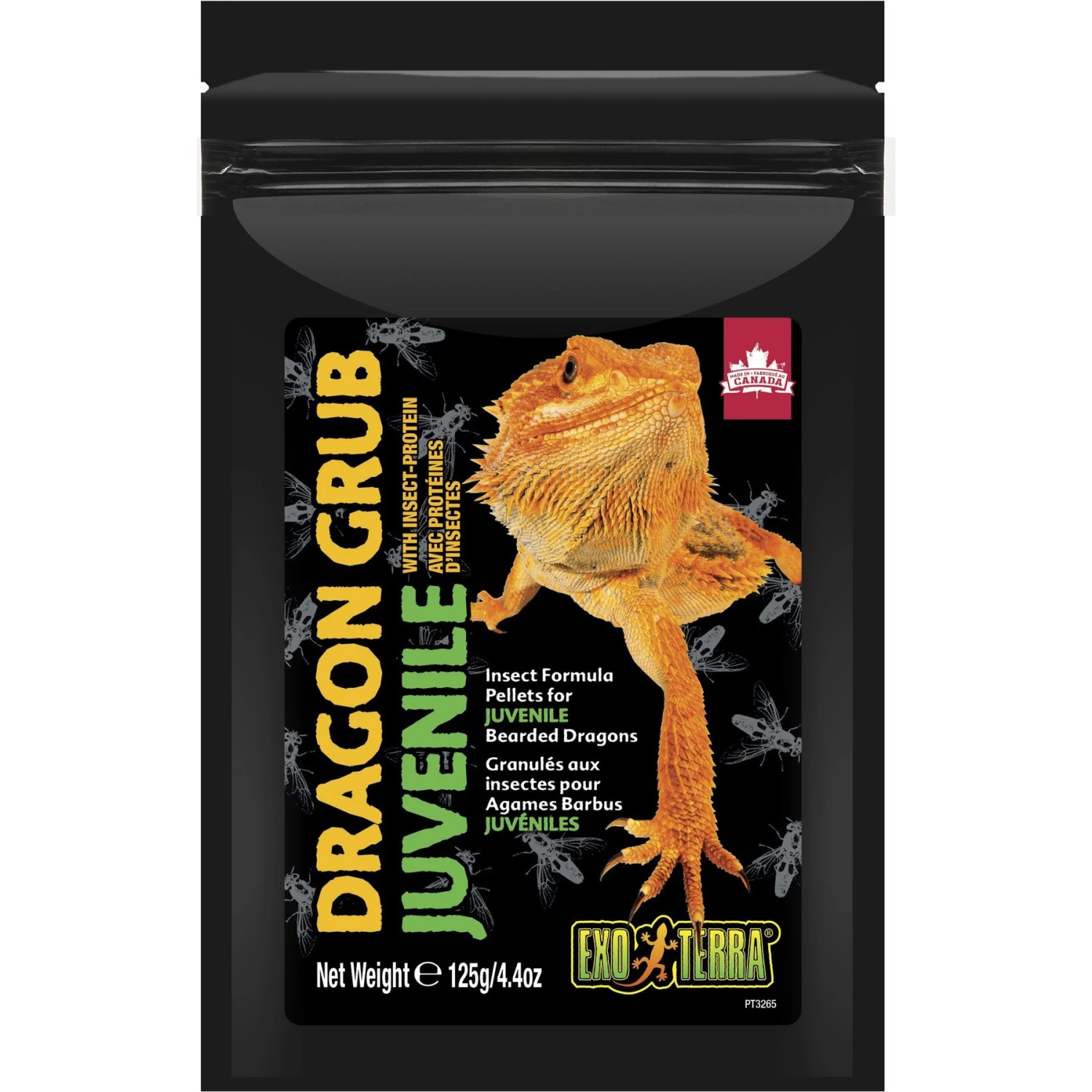 Exo Terra Dragon Food Grub For Juvenile Bearded Dragons
