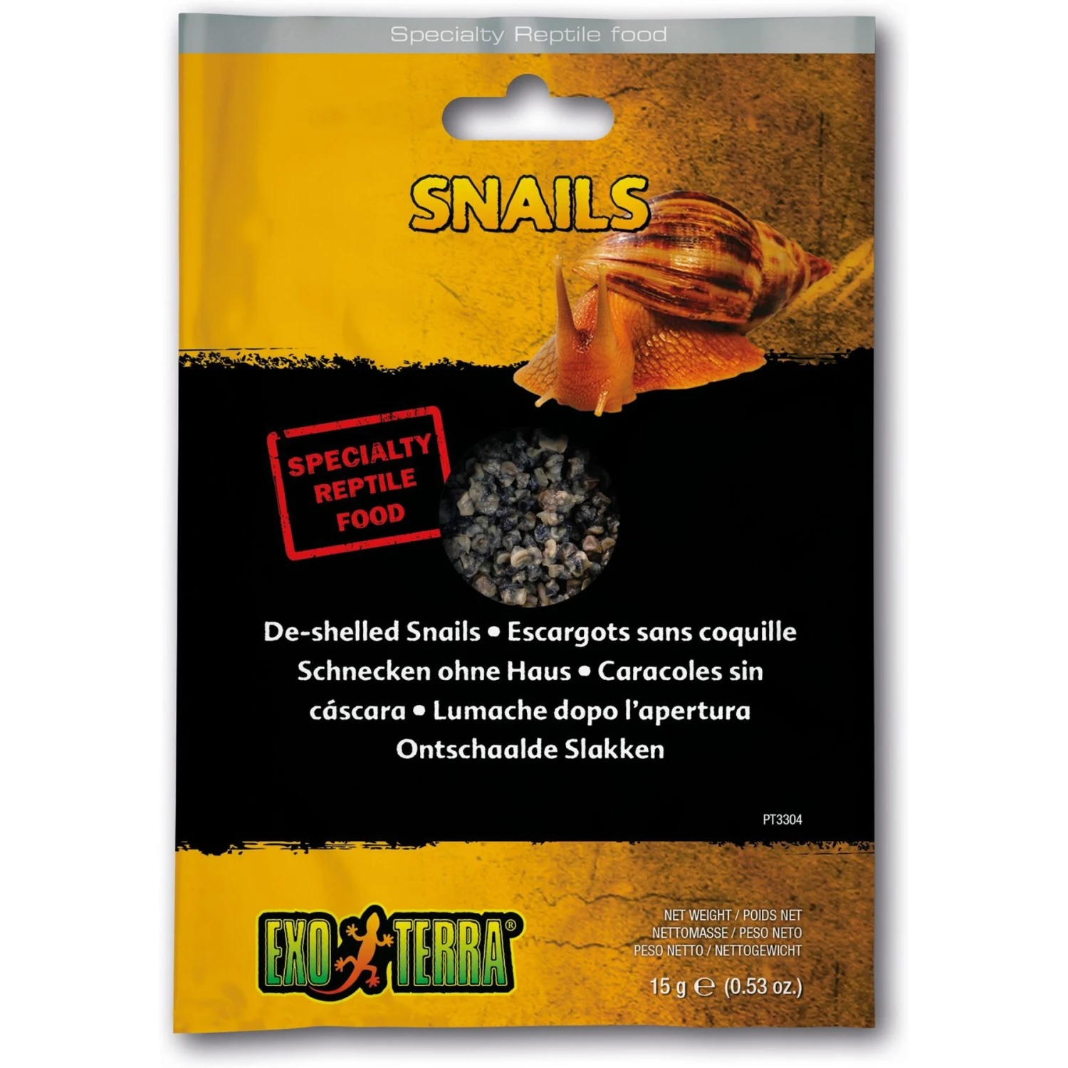 Exo Terra Snails Vacuum Packed Reptile Food, 0.53-oz Bag