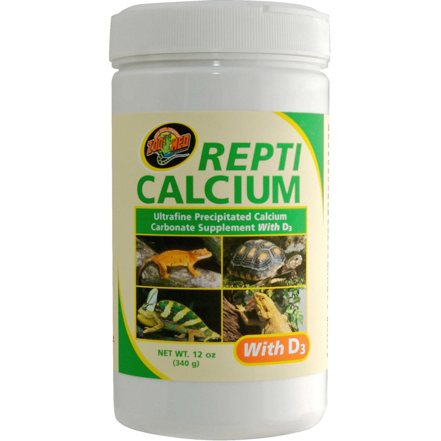 Zoo Med ReptiCalcium D3 Reptile Food, 12-oz Bag