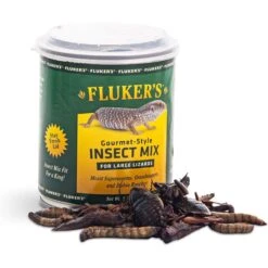 Fluker's Gourmet Canned Mixed Insects Reptile Food, 2.75-oz Bag