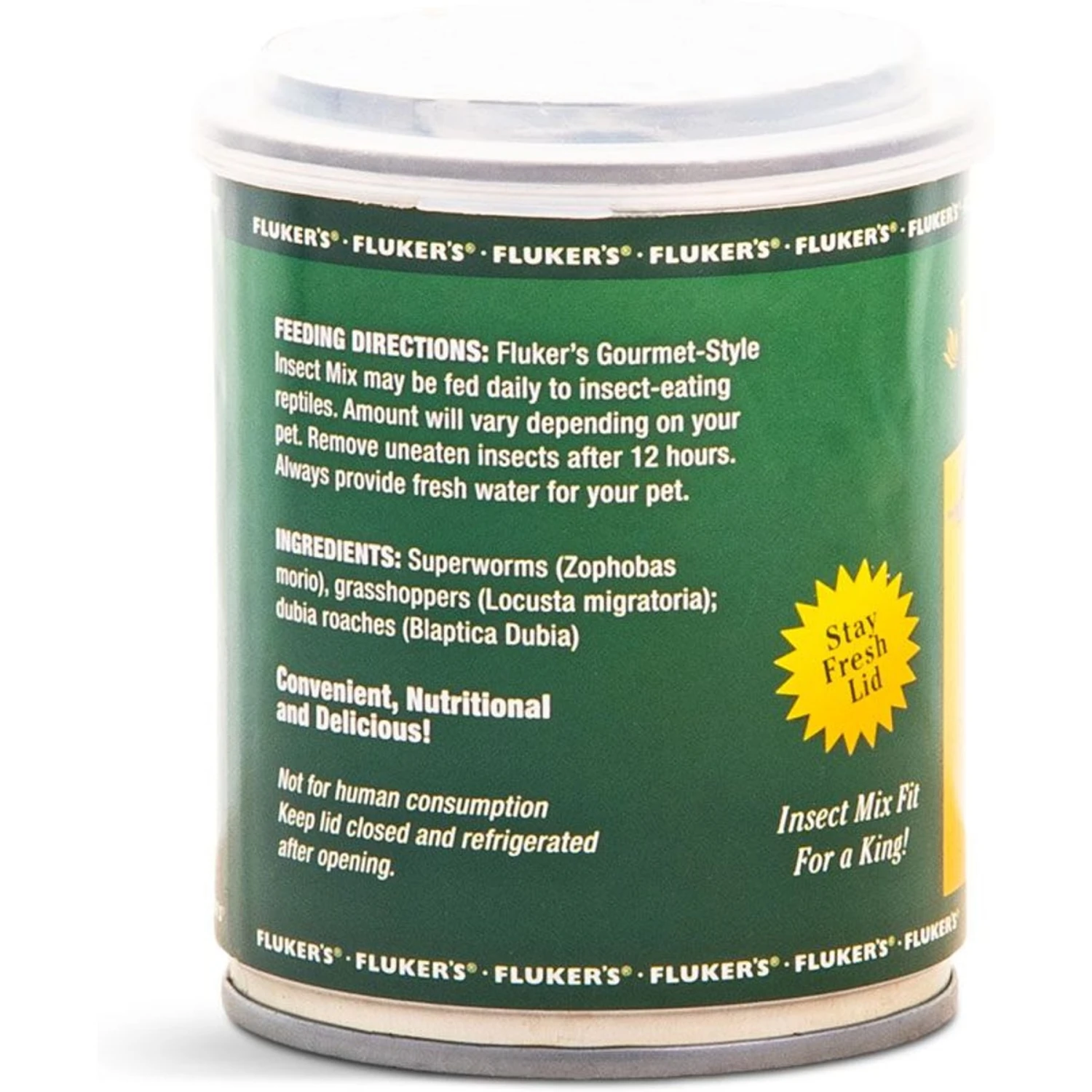 Fluker's Gourmet Canned Mixed Insects Reptile Food, 2.75-oz Bag - Image 3