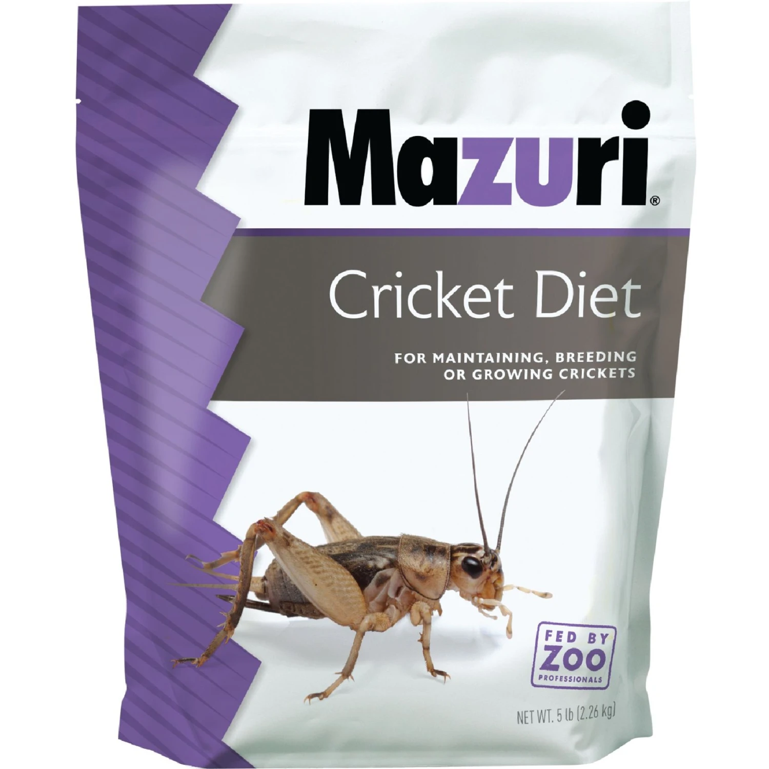 Mazuri Maintenance Cricket Food, 5-lb Bag