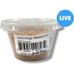 Josh's Frogs Mealworms Live Feed Reptile Food