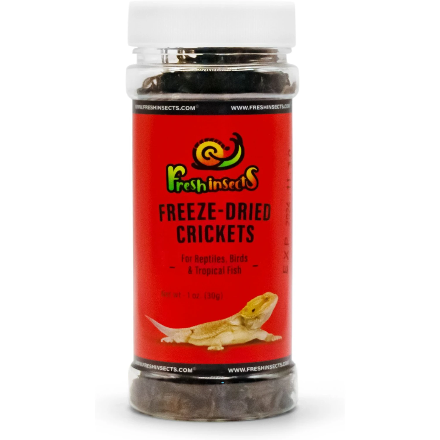 Freshinsects Freeze-Dried Crickets Treats, 1-oz Jar