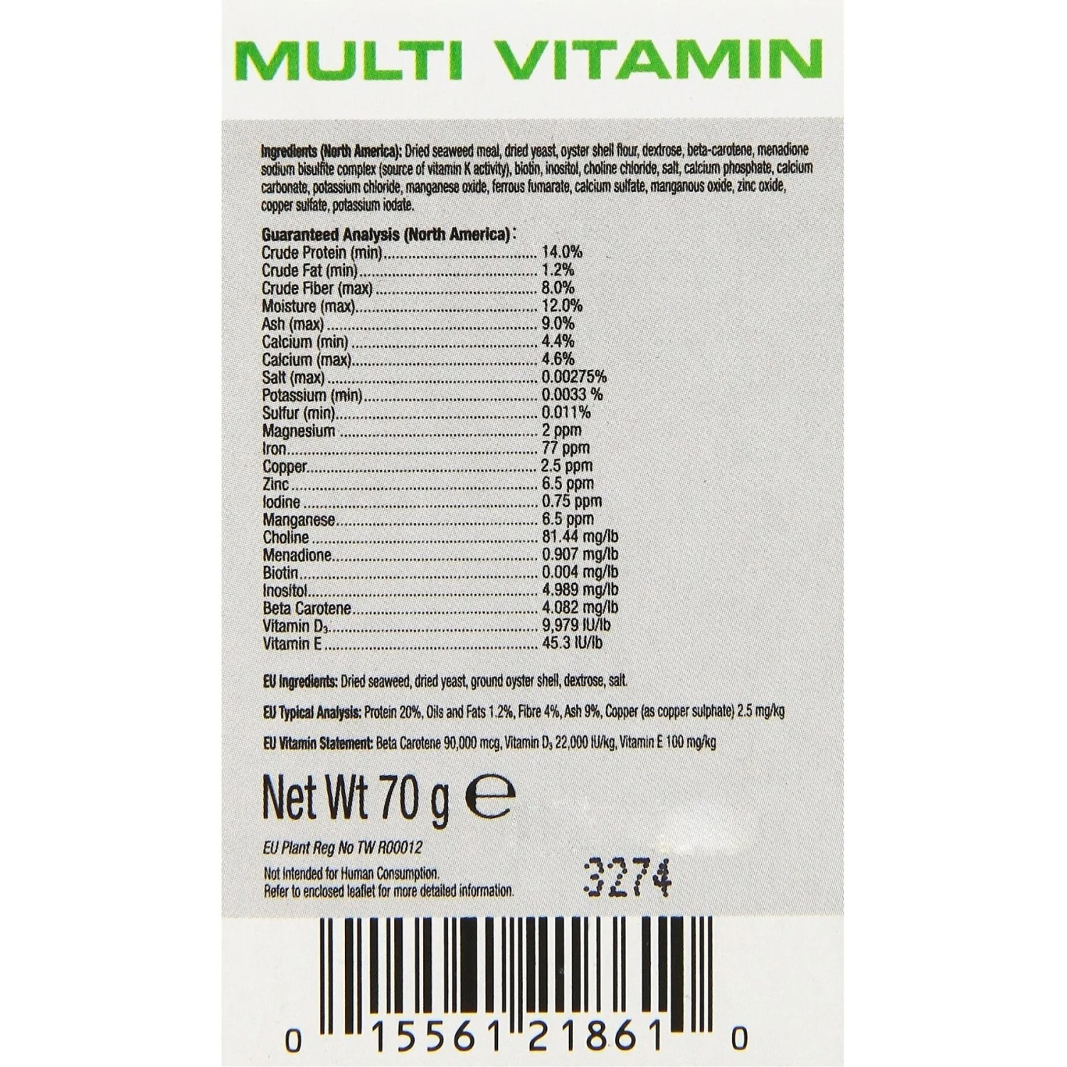 Exo Terra Multi Vitamin Reptile & Amphibian Supplement - Image 3