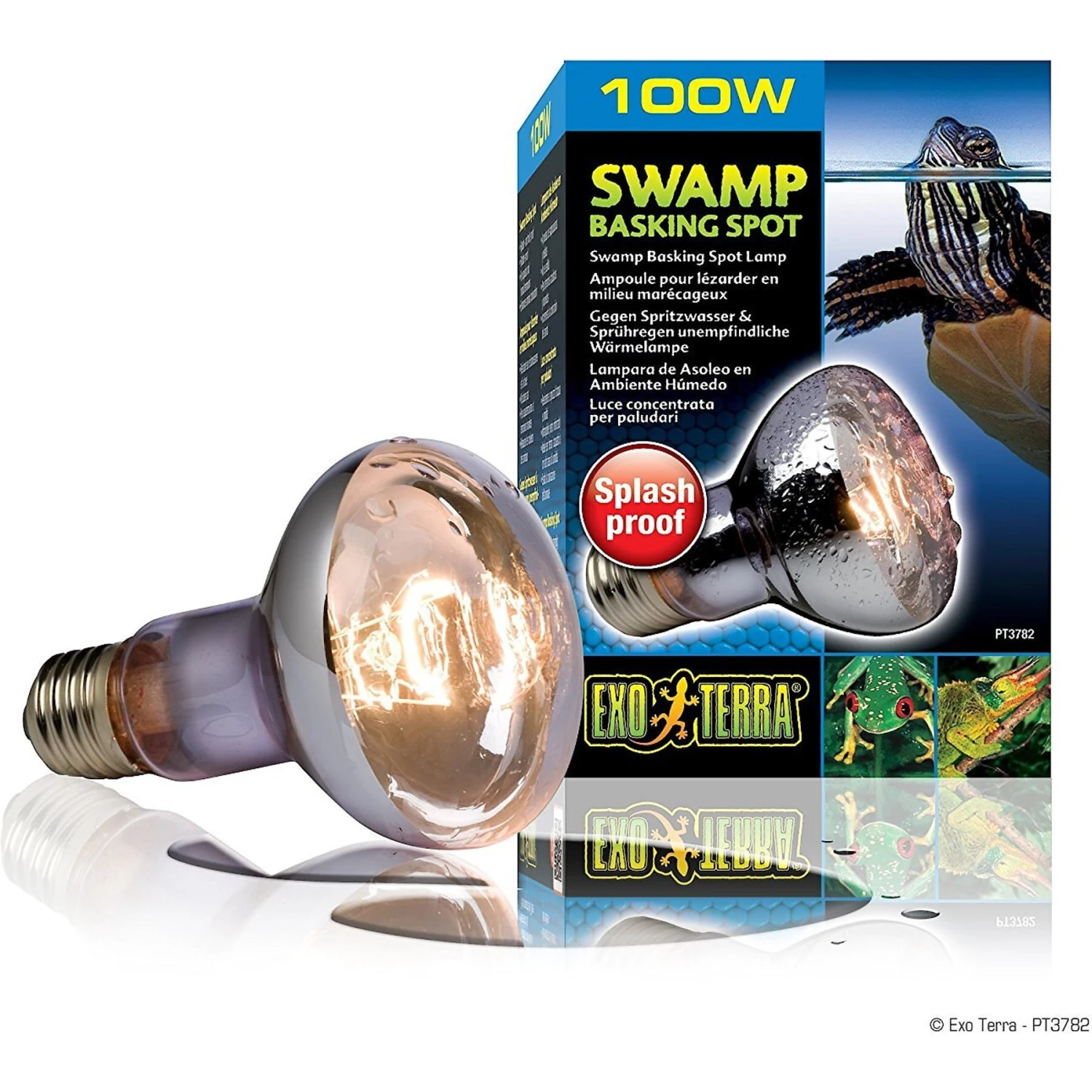Exo Terra Swamp Basking Splash Proof Reptile Spot Lamp - Image 3