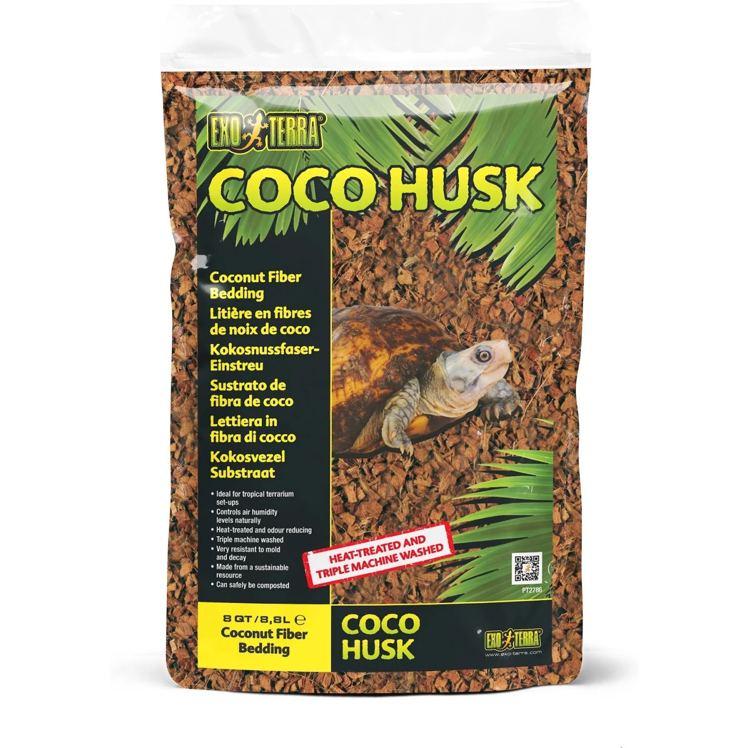 Exo Terra Coco Husk Tropical Terrarium Reptile Substrate