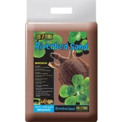 Exo Terra Riverbed Sand Brown Aquatic Terrarium Substrate