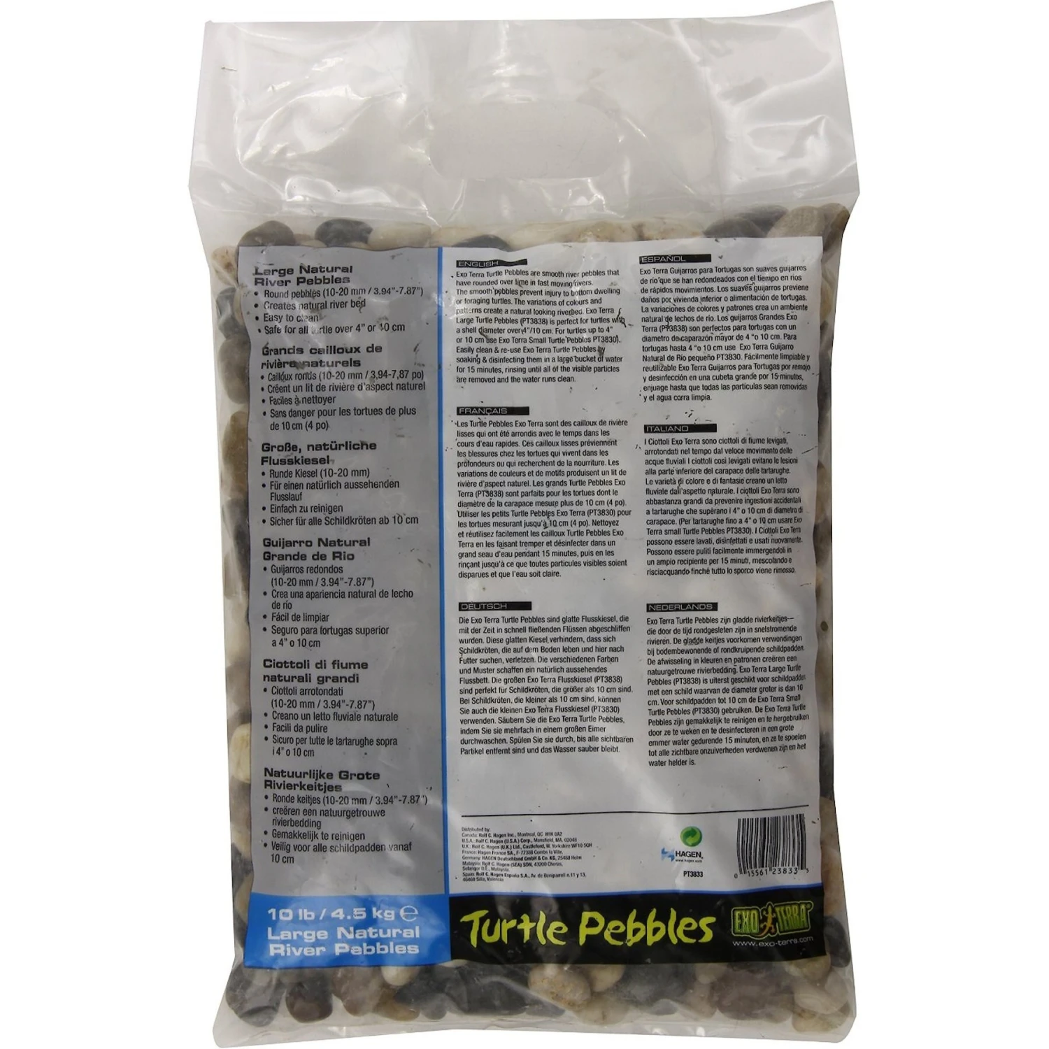 Exo Terra Turtle Large Natural River Pebbles - Image 2