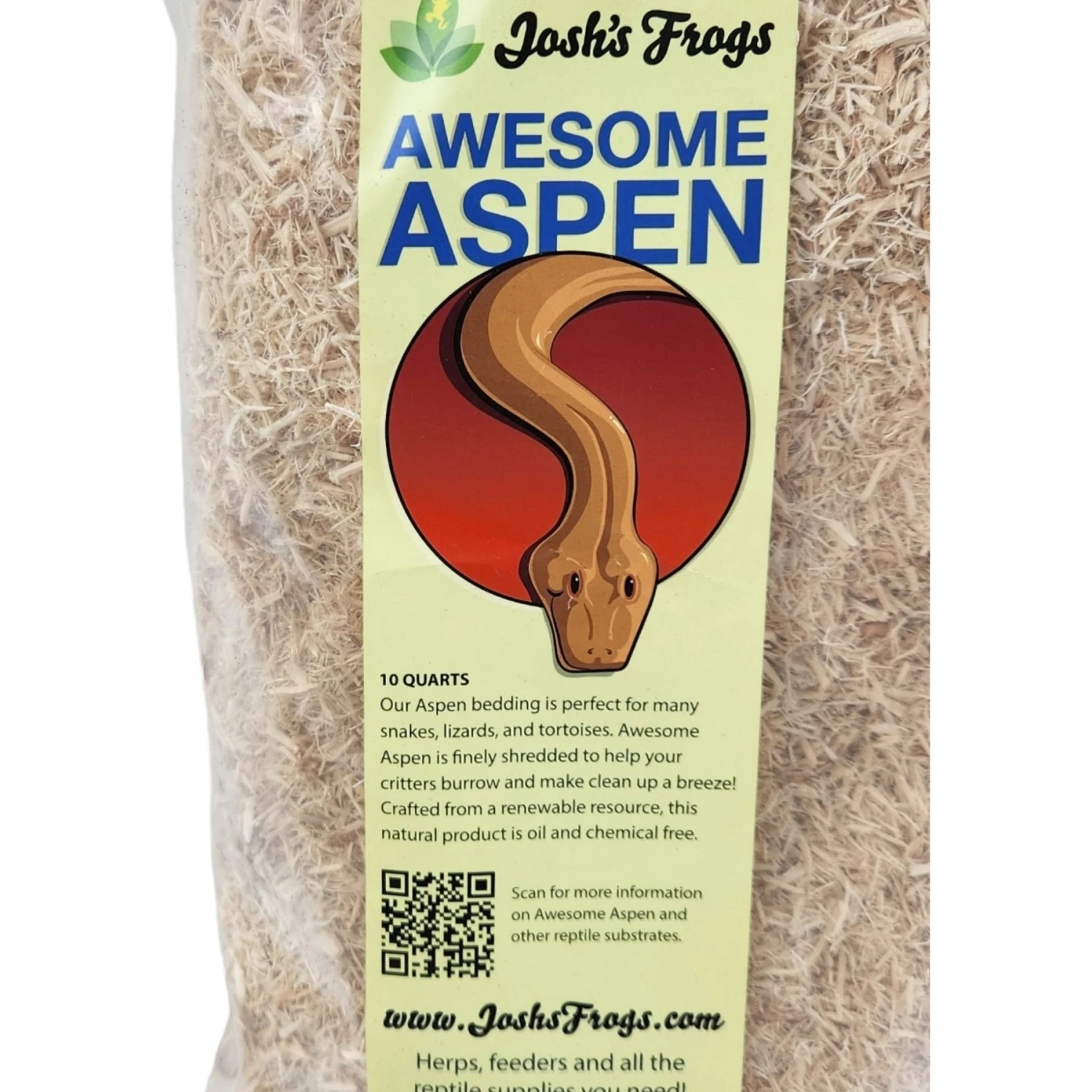 Josh's Frogs Awesome Aspen Reptile Substrate, 10-qt Bag - Image 4
