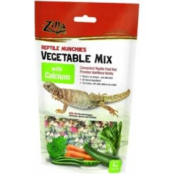 Zilla Reptile Munchies Vegetable Mix With Calcium Lizard Food
