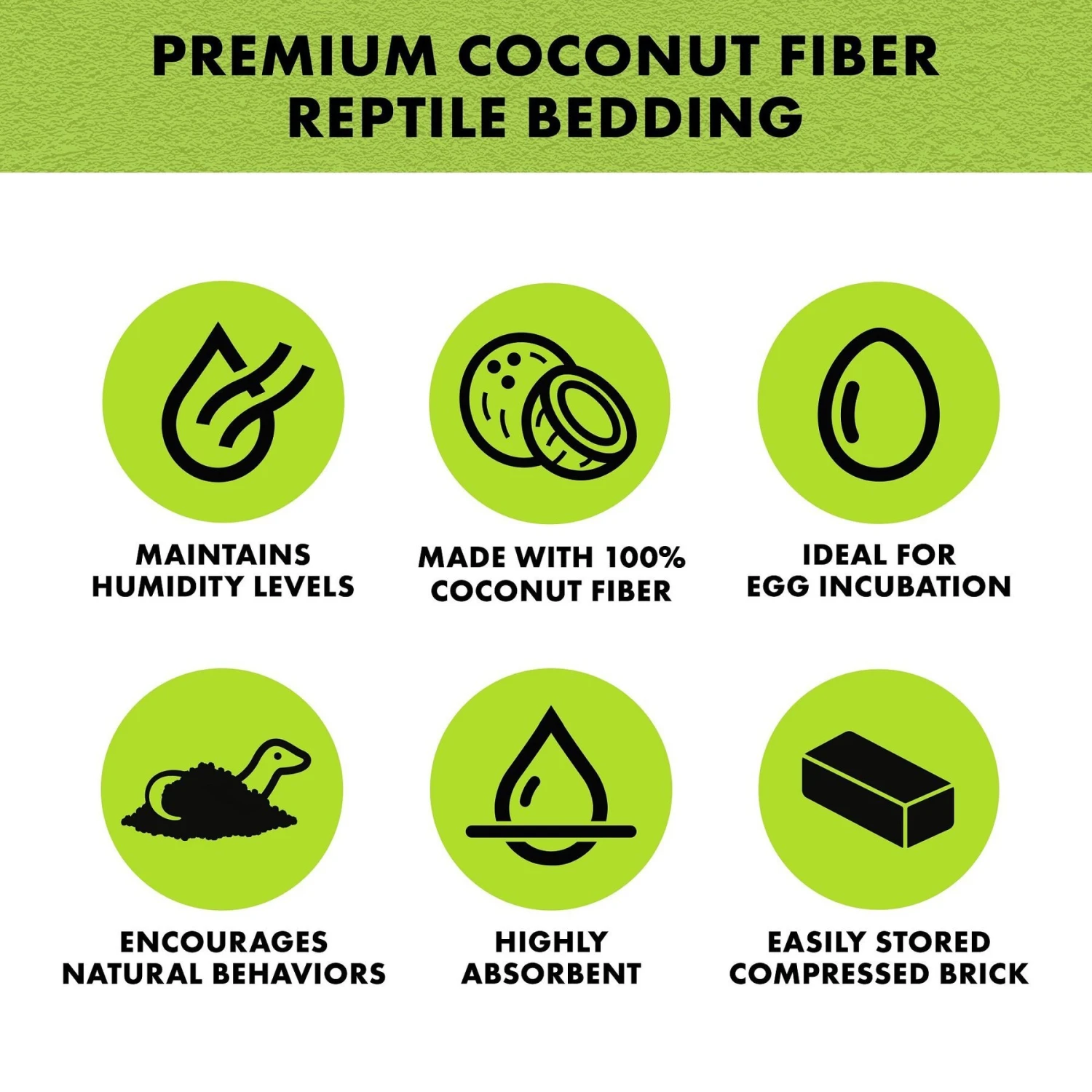 Zilla Coconut Husk Brick Premium Reptile Bedding - Image 3