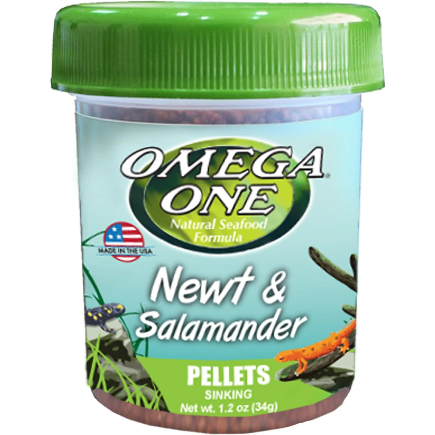 Omega One Newt & Salamander Sinking Pellets Food