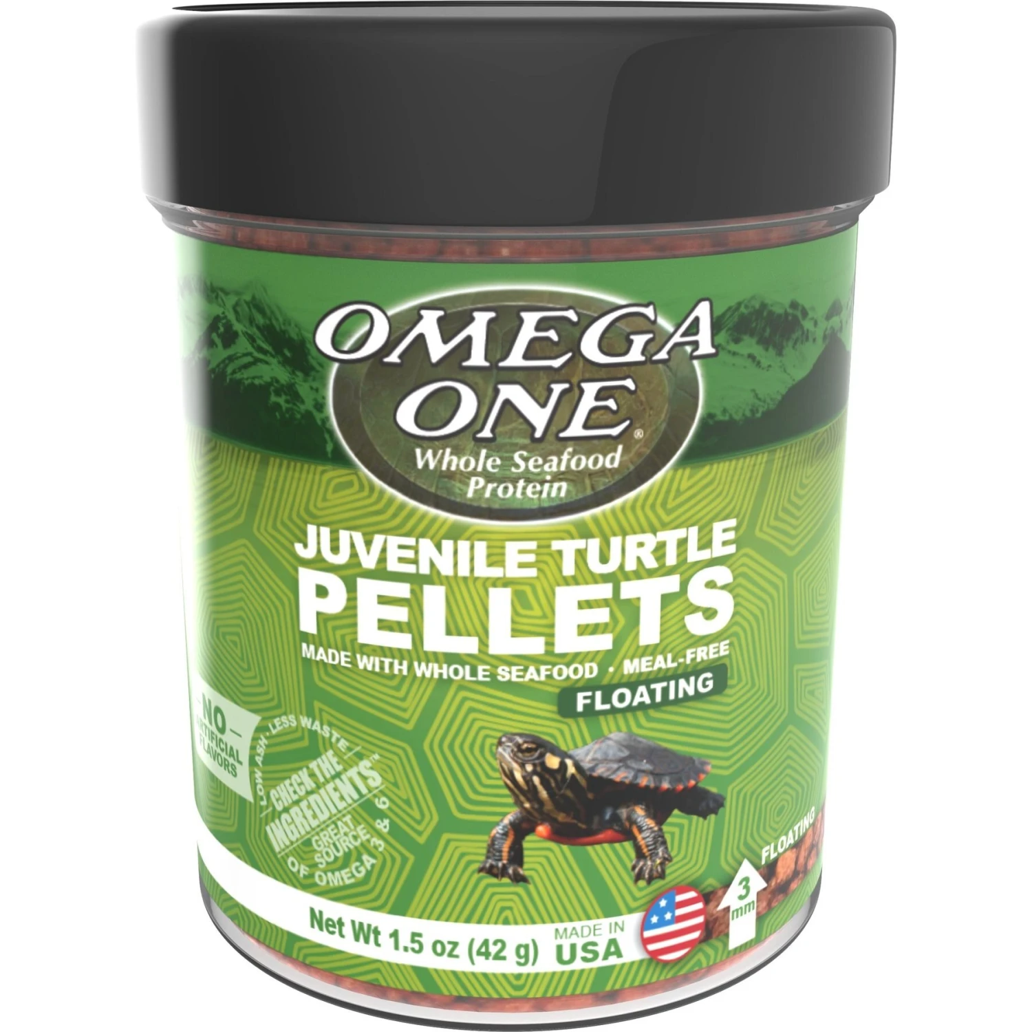 Omega One Juvenile Turtle Floating Pellets Food