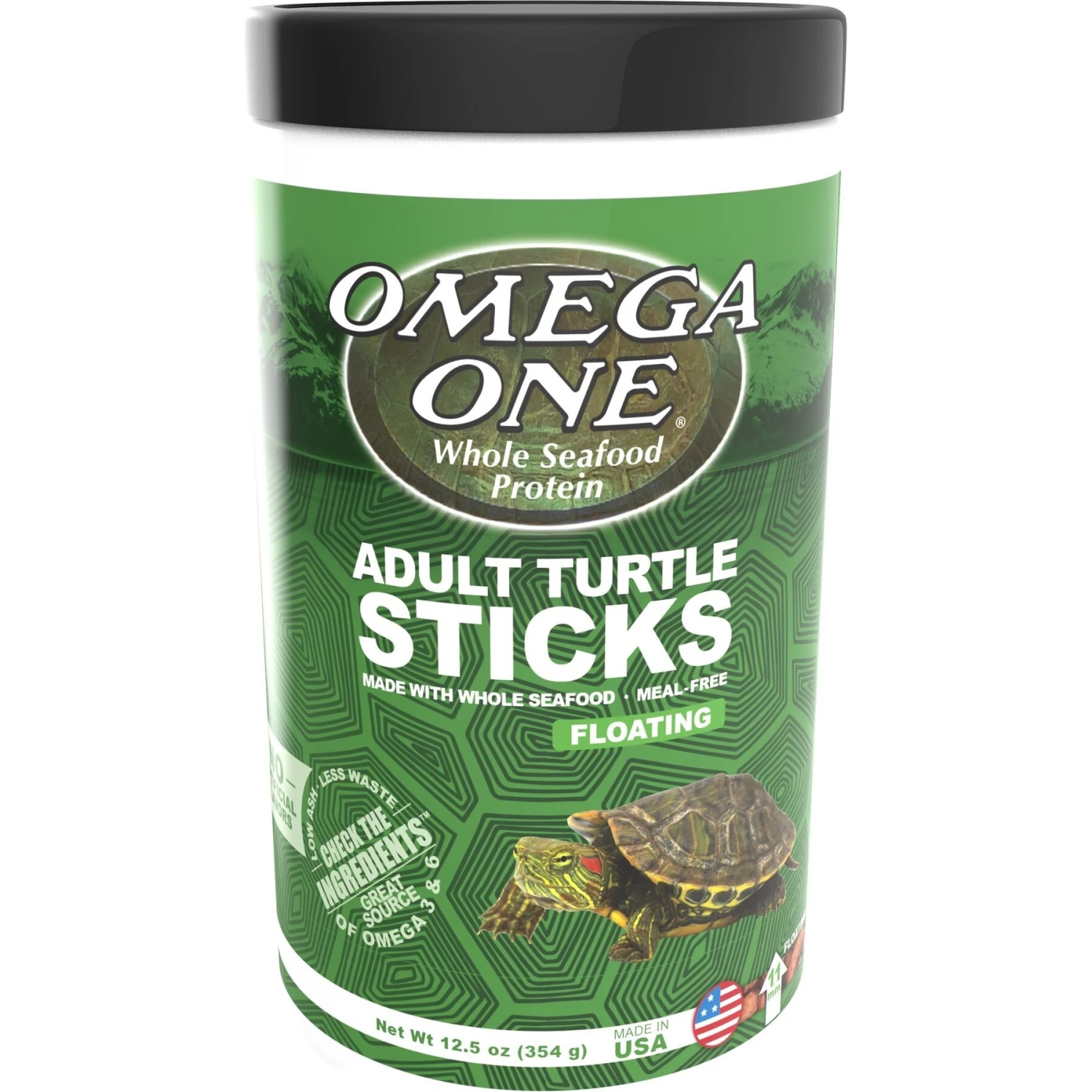 Omega One Adult Turtle Floating Sticks Food